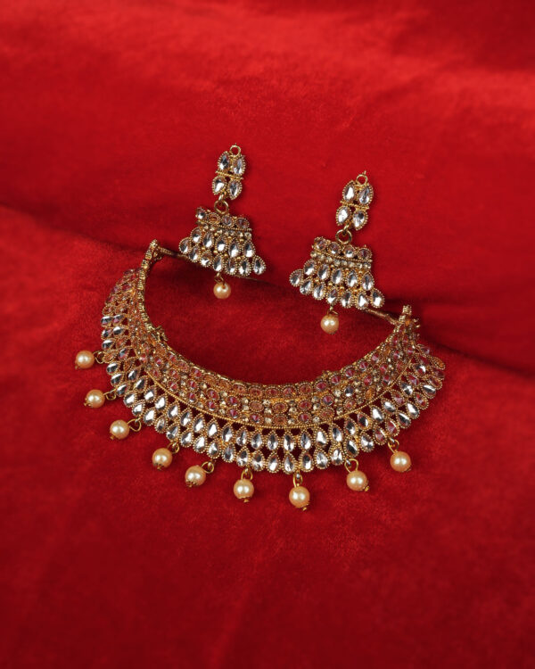 Elpis Kundan Choker Set - Image 5