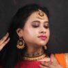 Urania  kundan Beads Pearls Gold Plated JEWELLERY Set