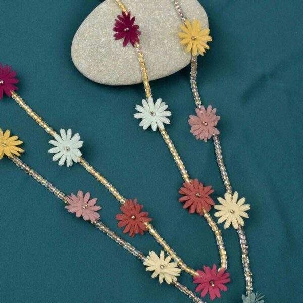 Calendula Glass Beads Necklace