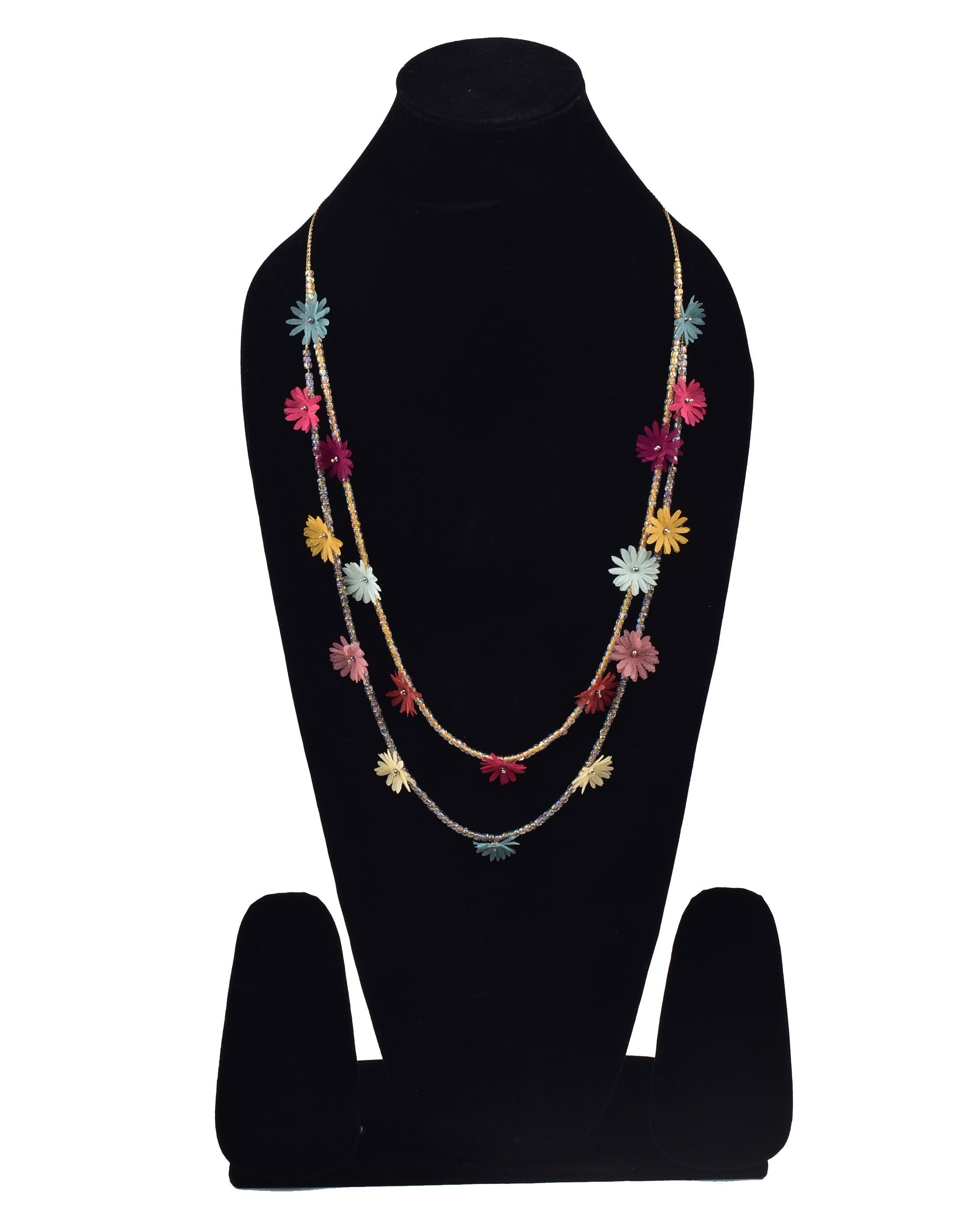 Calendula Glass Beads Necklace