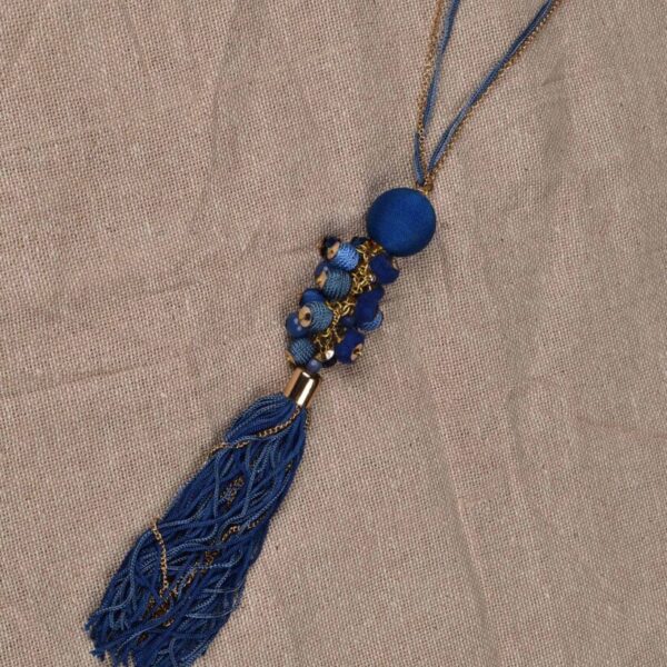Aleppo Long Blue Necklace