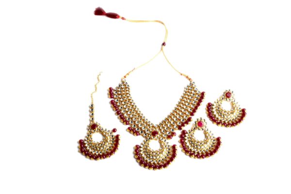 Athena Gold Plated Kundan Set - Image 3