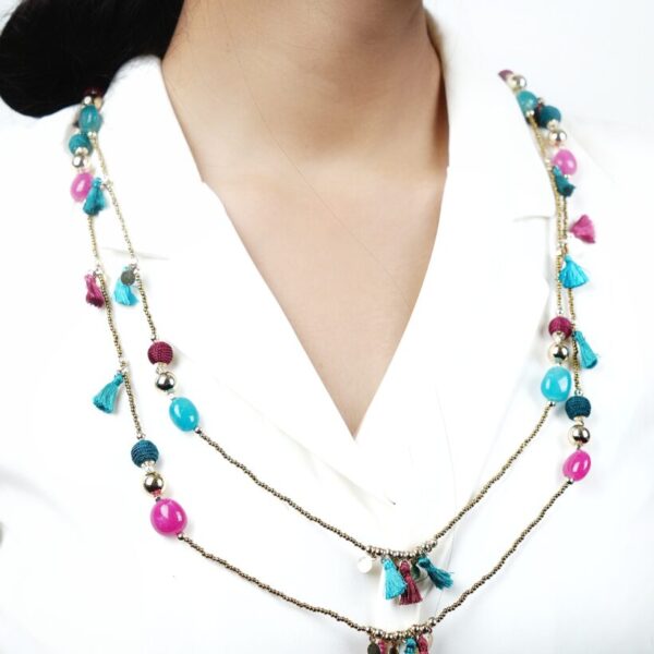 Palm Beads Necklace