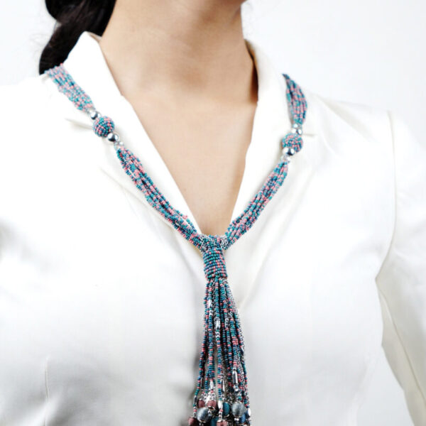 Acoma Beads Crape Necklace