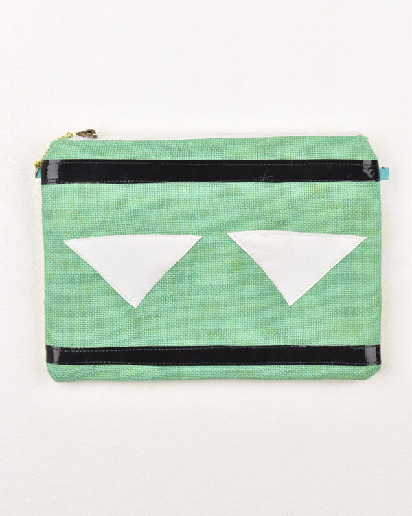 Narcissus Green Jute Sling Bag - Image 3