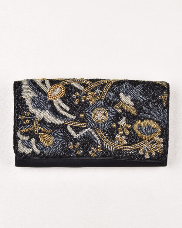 Bletilla Embroided Clutch - Image 2