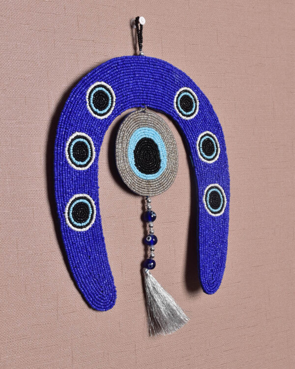 Blu Evil Eye& Horseshoe Wallhanging - Image 3