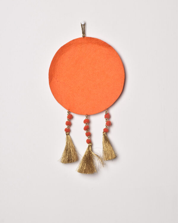 Cosmos Orangee Beads Wall Hanging - Image 4