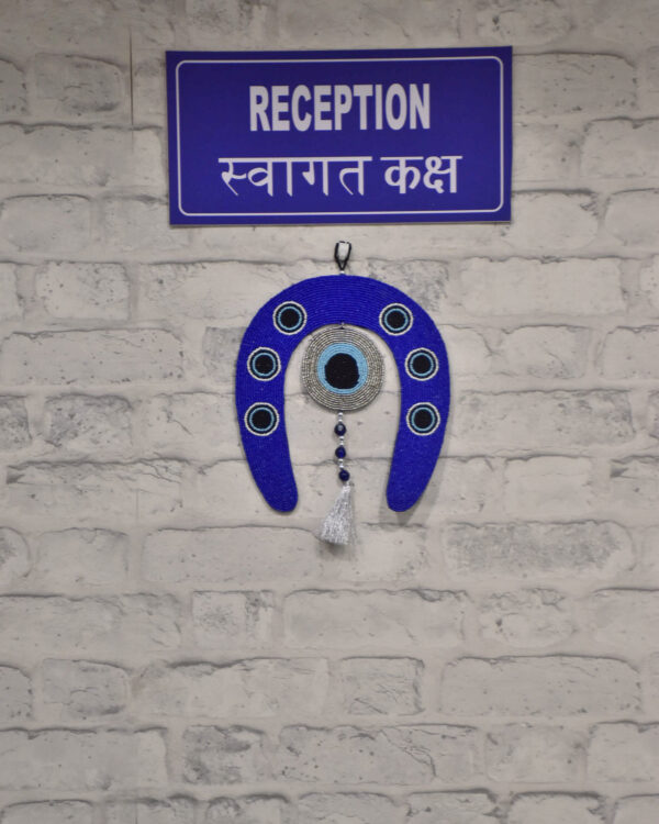 Blu Evil Eye& Horseshoe Wallhanging - Image 5