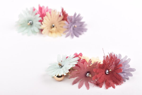 Deux Colourful Flower Earrring - Image 3