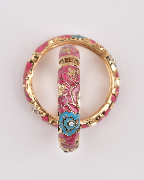 Temite Pink Gold Bangle - Image 2