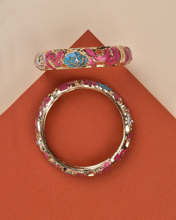 Temite Pink Gold Bangle - Image 4