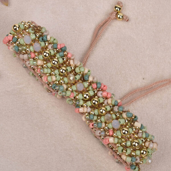 Myriad Glass Beads Bracelet