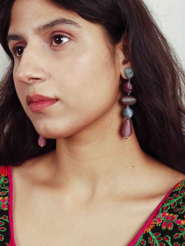 Crocus Multicolor Drop Earring