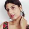 Canna Tasselled Contemporary Earrings - Image 3