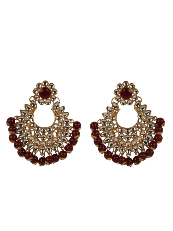 Athena Gold Plated Kundan Set - Image 4