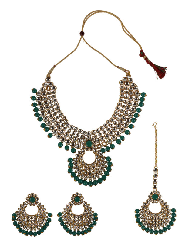 Athena Gold Plated Kundan Set - Image 3