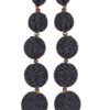 Scarlet Beads and Thread Earring - Image 2