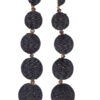 Scarlet Beads and Thread Earring - Image 3