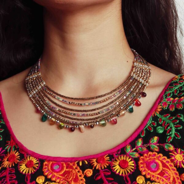 Rosemary Multicolor Collar Necklace