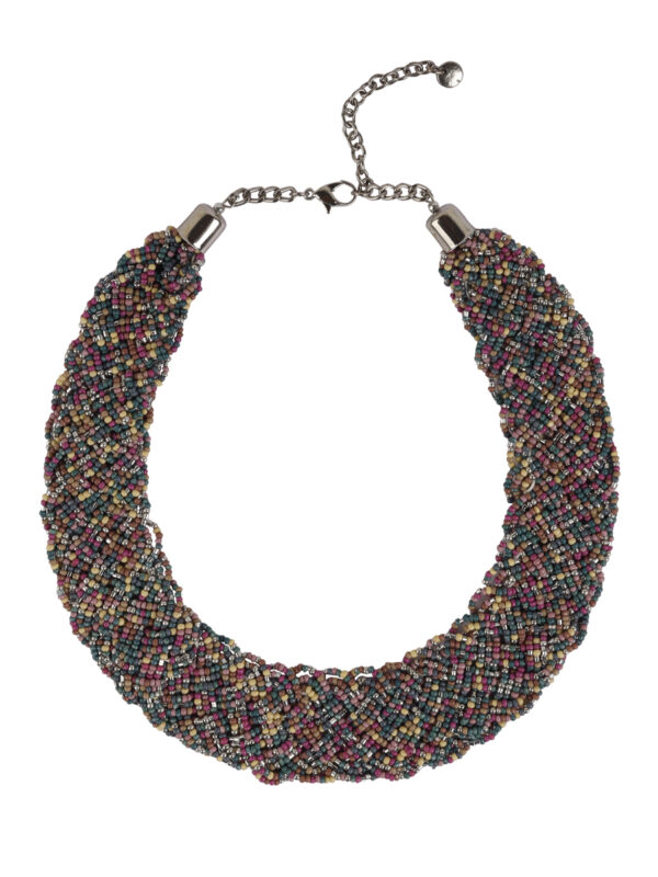 Alpine Multi Collar Beaded Necklace - Image 2