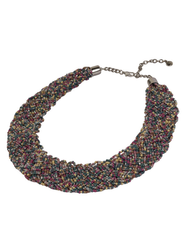 Alpine Multi Collar Beaded Necklace - Image 4