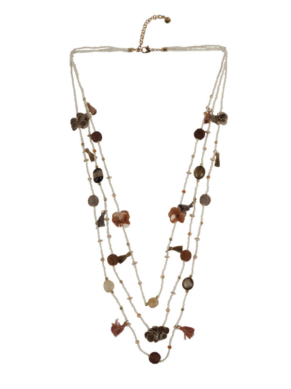 Jade Multi Layer Beaded Necklace - Image 2