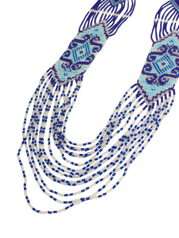 Lavender Beads Long Necklace - Image 4