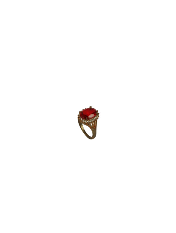 Aylah Red Stone Ring - Image 4