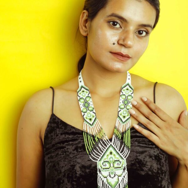 Ashok Green Beads Necklace