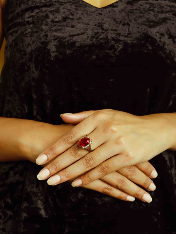 Aylah Red Stone Ring