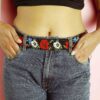 Shriya Black Beads Waist Belt