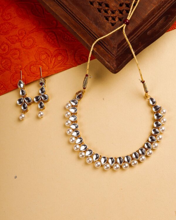 The Bridal Edit- Pearl Kundan Necklace Set