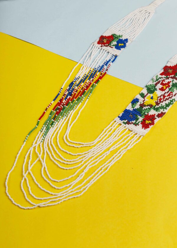 Jasmine White Beads Neckalce - Image 4