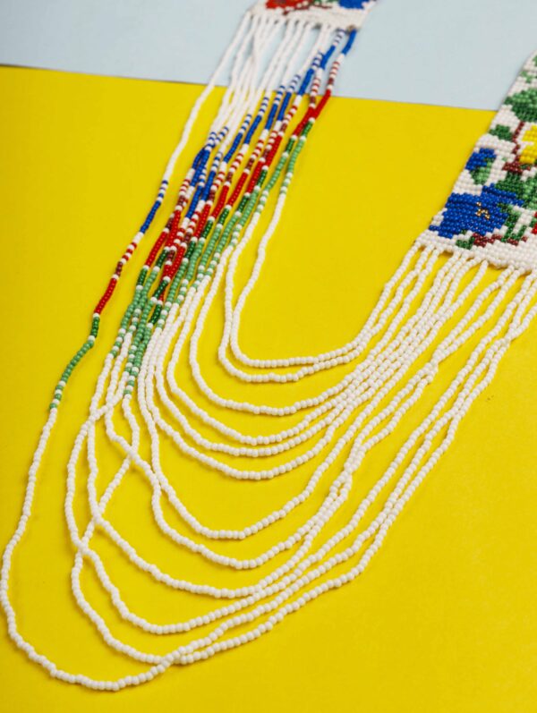 Jasmine White Beads Neckalce - Image 3