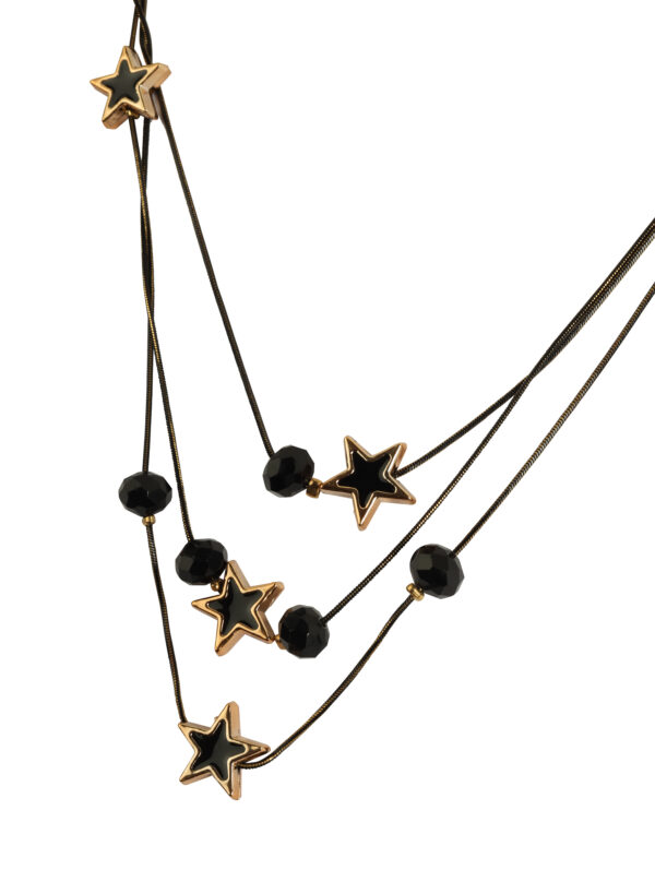 Black Star Layer Necklace - Image 3