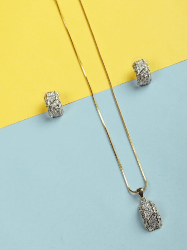 American Diamond Jeweellery Set - Image 2