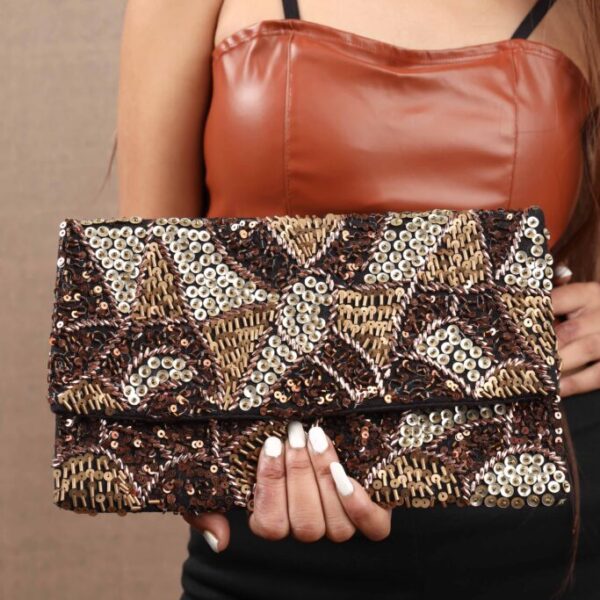 Sequined Ziczac